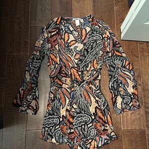 H&M printed romper